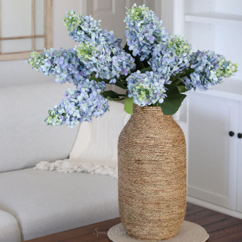 Blue Cone Hydrangea Stem 38.5"