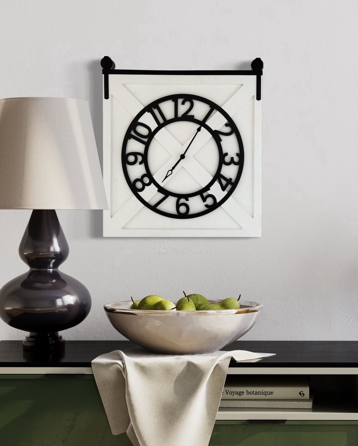 Barn Door Wall Clock