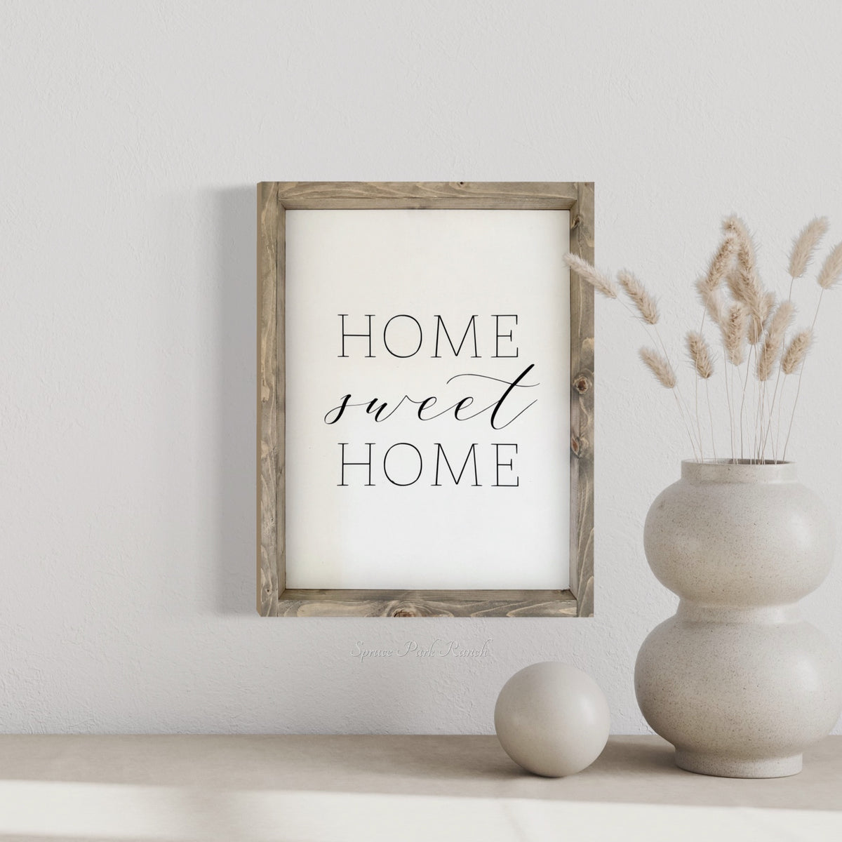 Home Sweet Home Wood Sign