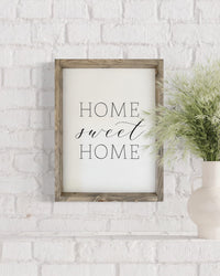 Home Sweet Home Wood Sign