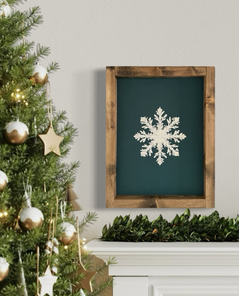 Snowflake Vintage Print