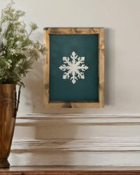 Snowflake Vintage Print