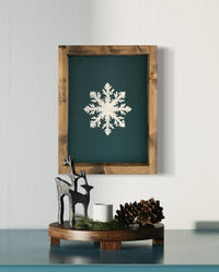 Snowflake Vintage Print