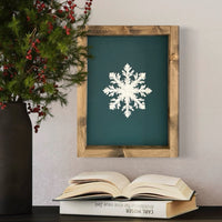 Snowflake Vintage Print