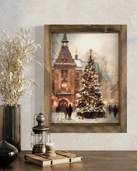 Moody Christmas Vintage Print