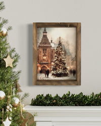 Moody Christmas Vintage Print