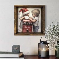 Letters to Santa Canvas Print