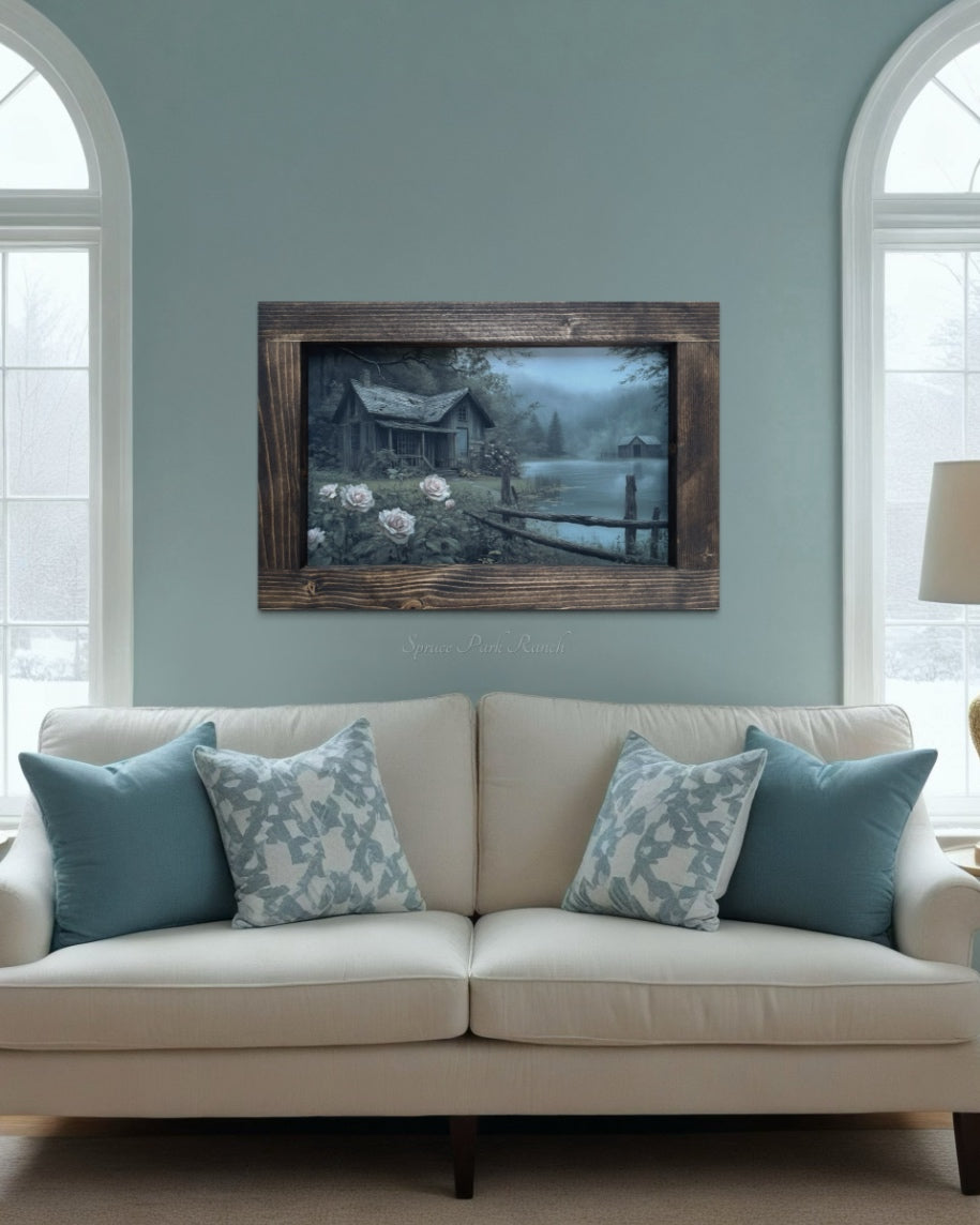 Abandoned Cabin Canvas Print