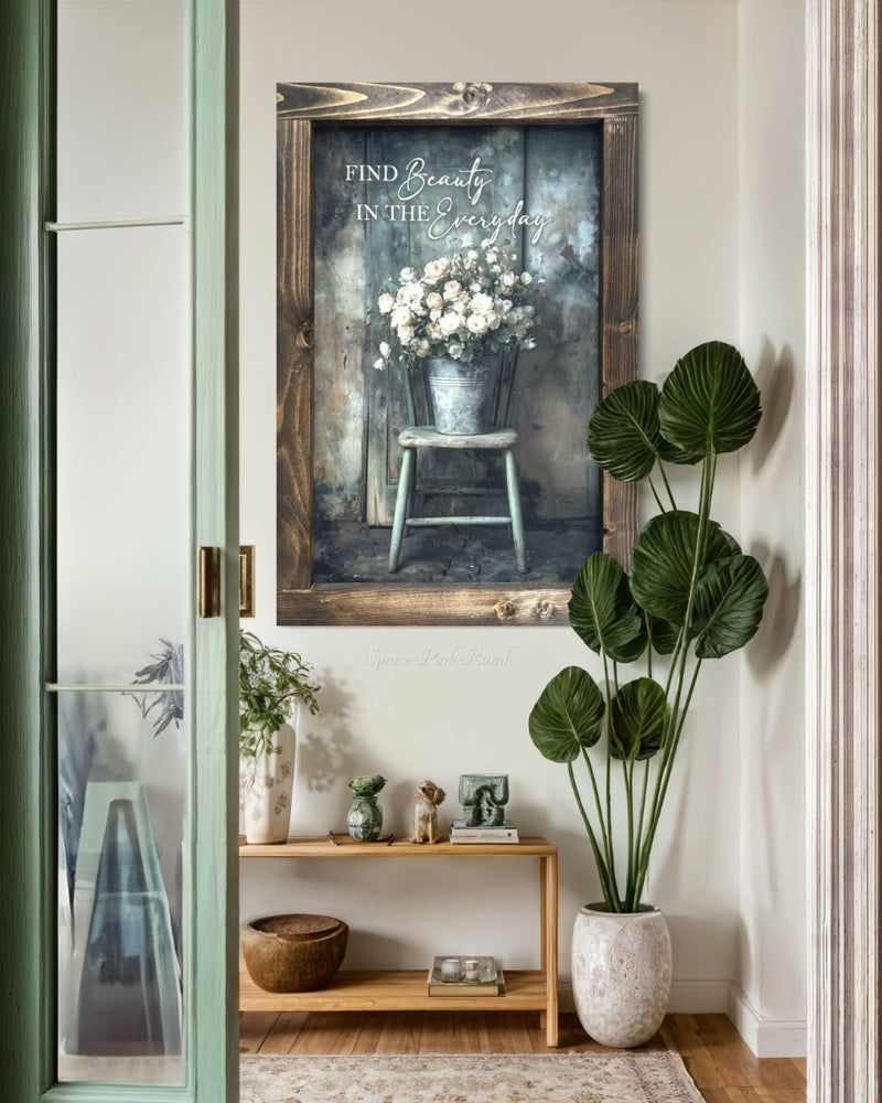 Find Beauty Canvas Print