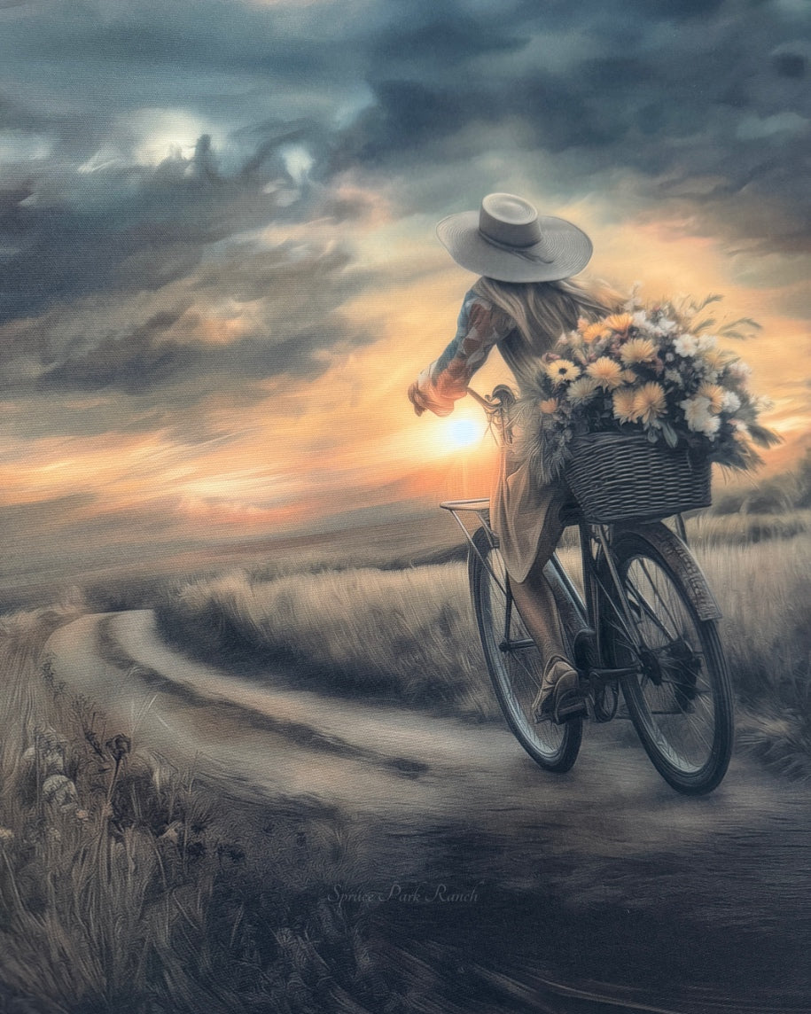 Bike Ride Canvas Print