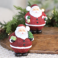 Resin Knit Suit Santa