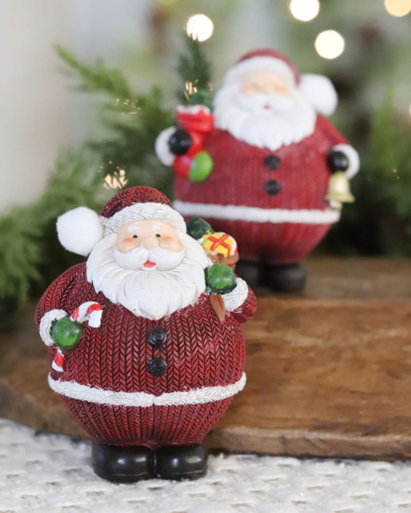 Resin Knit Suit Santa