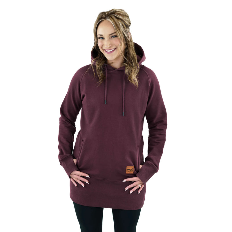 Kora Long Hoodie Plum