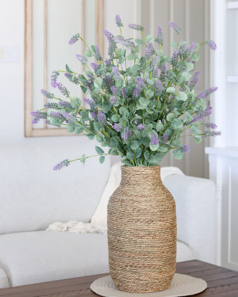 Purple Lavender with Eucalyptus 35"