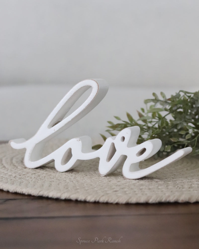 Love Wood Cutout