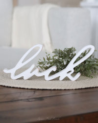 Luck Wood Cutout