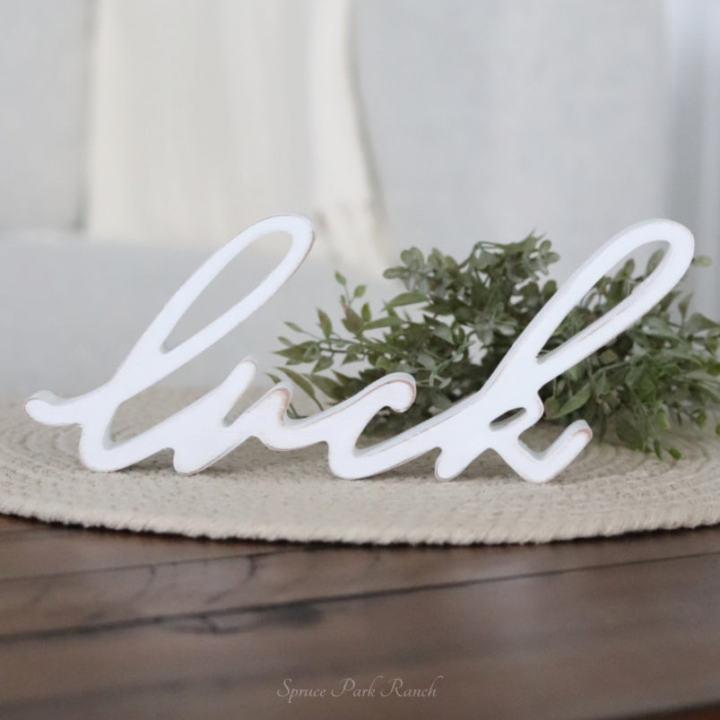 Luck Wood Cutout