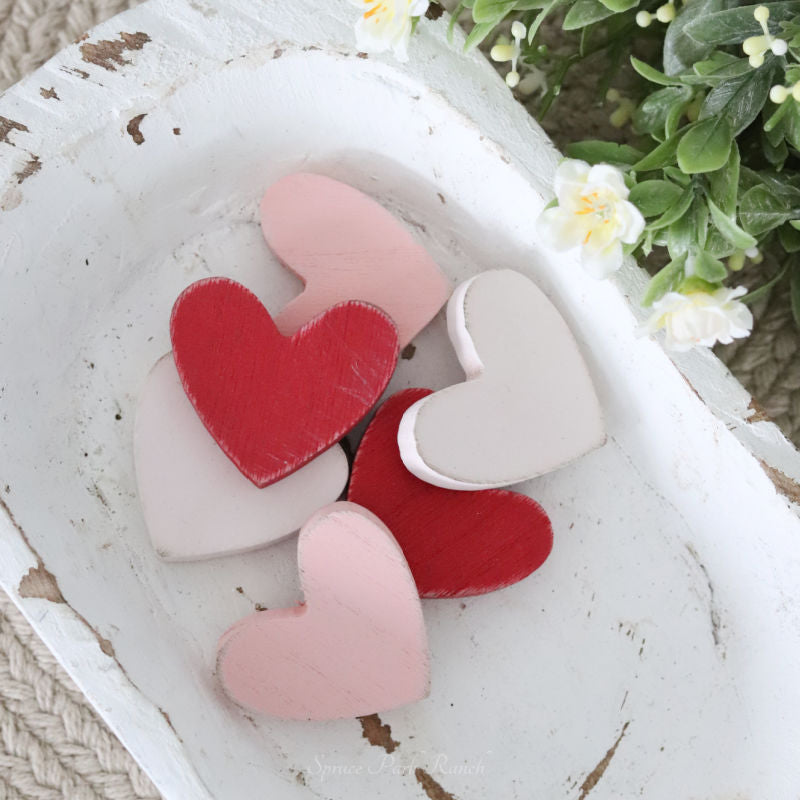 Mini Heart Wood Shape