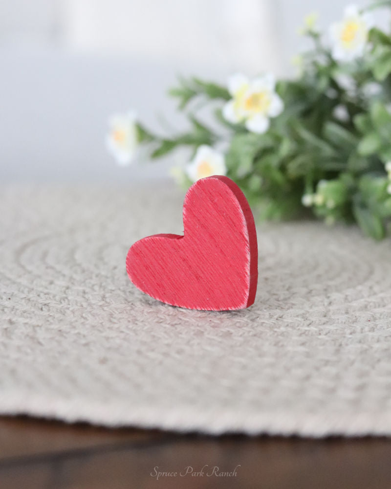 Mini Heart Wood Shape