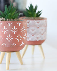 Terracotta Boho Mini Planter