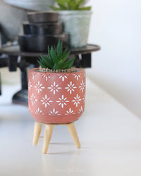 Terracotta Boho Mini Planter