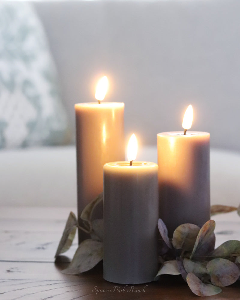Deluxe Home Mocca LED Candles