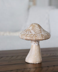 Carved Resin Mushroom