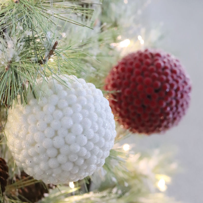 Icy Berry Ball Ornament