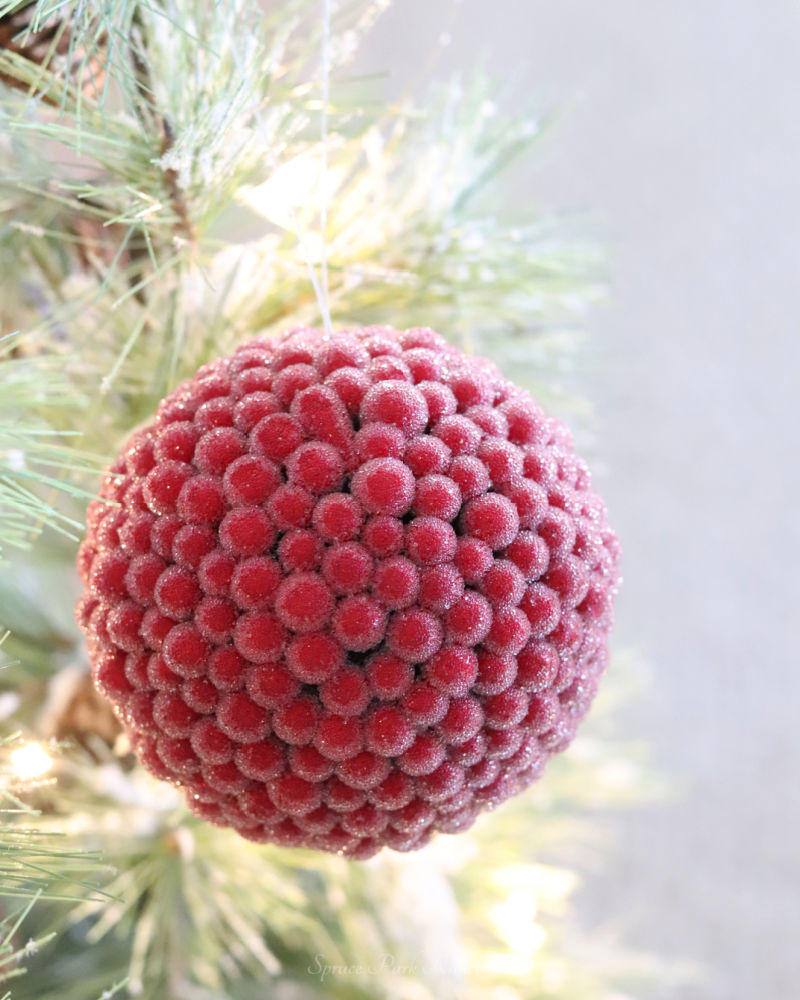 Icy Berry Ball Ornament