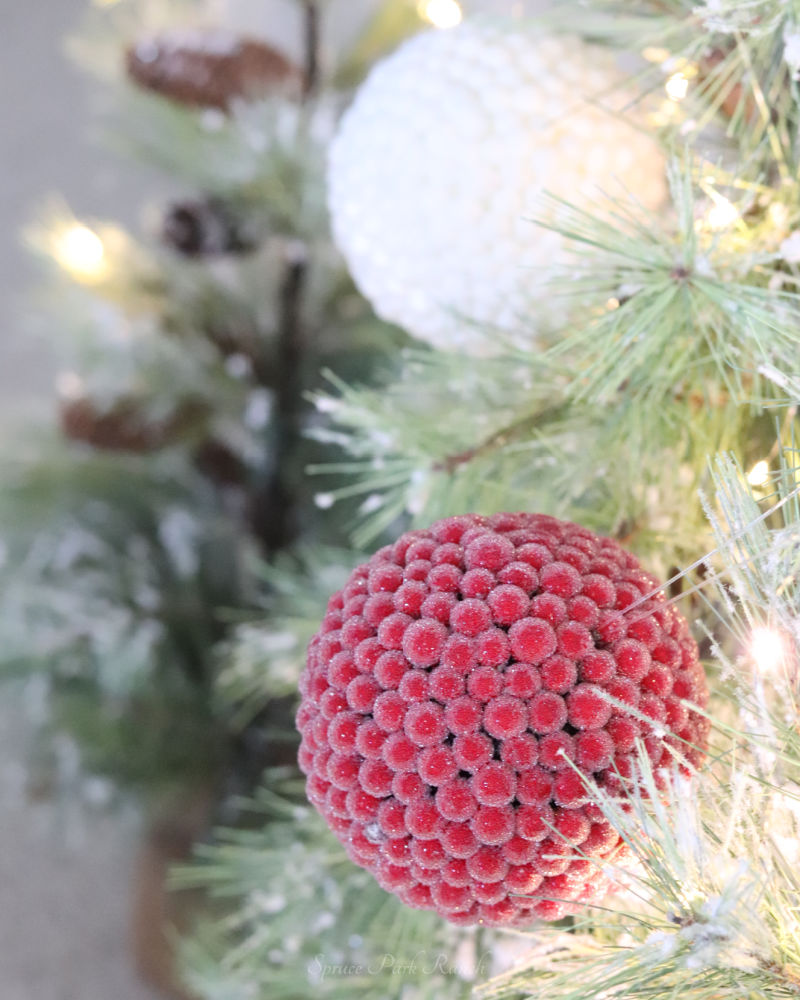 Icy Berry Ball Ornament