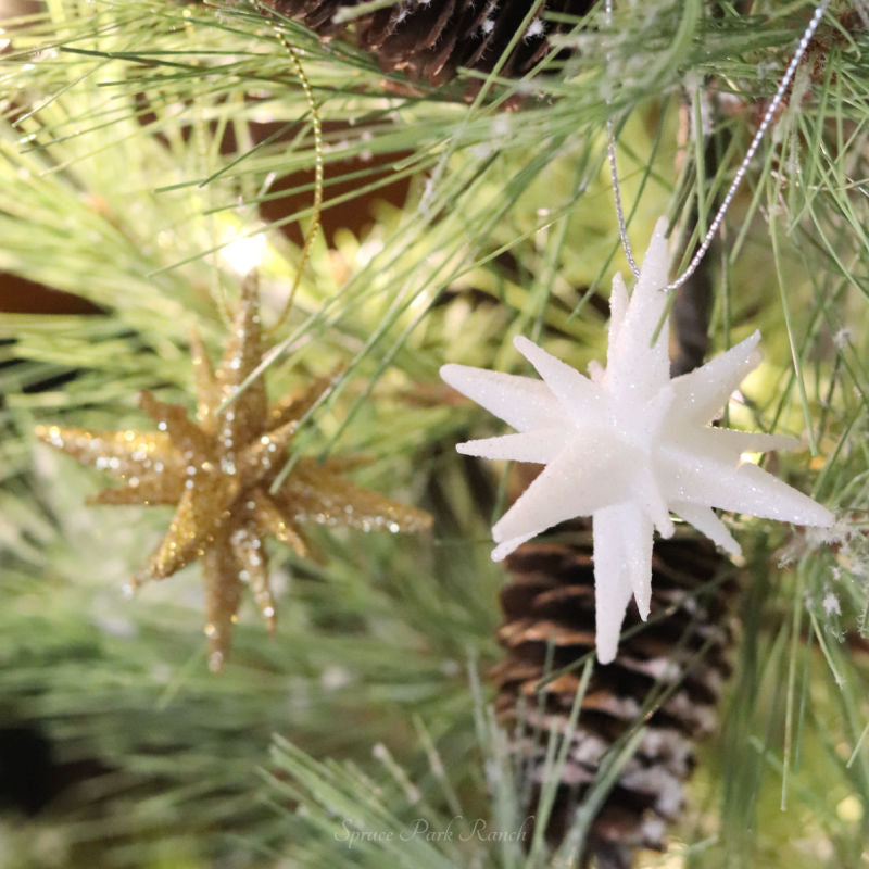 Mini Glitter Star Ornament