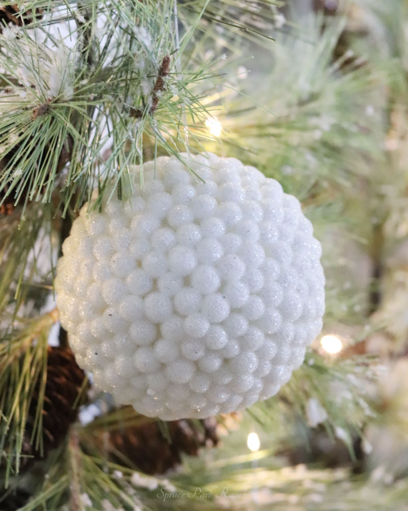 Icy Berry Ball Ornament