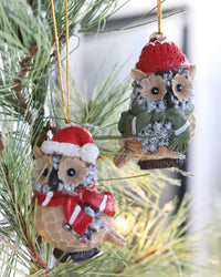 Bundled Up Owl Ornament