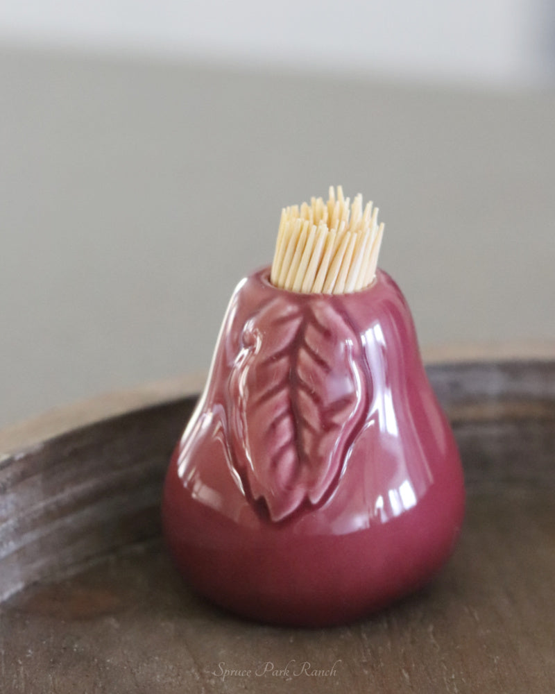 Pear Toothpick Holder