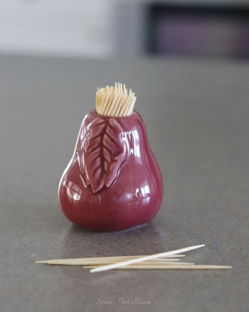 Pear Toothpick Holder