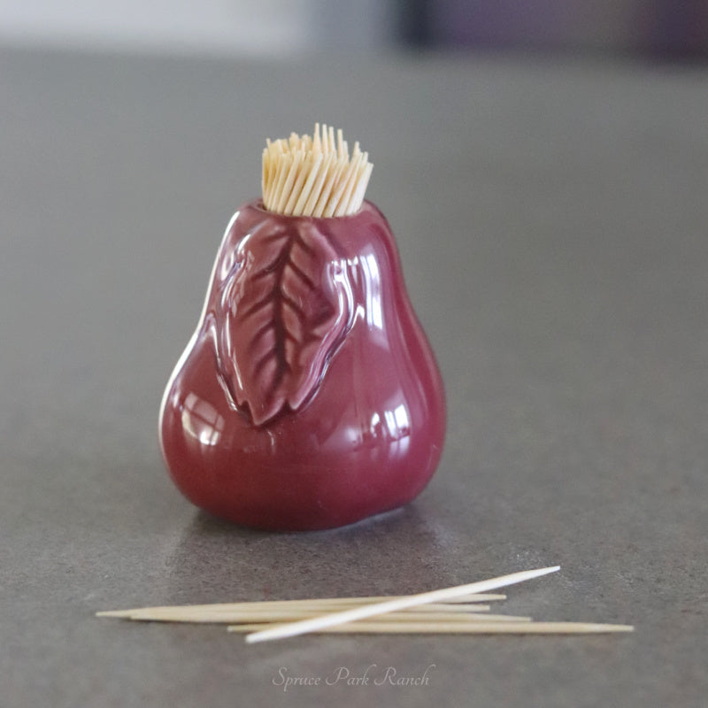 Pear Toothpick Holder