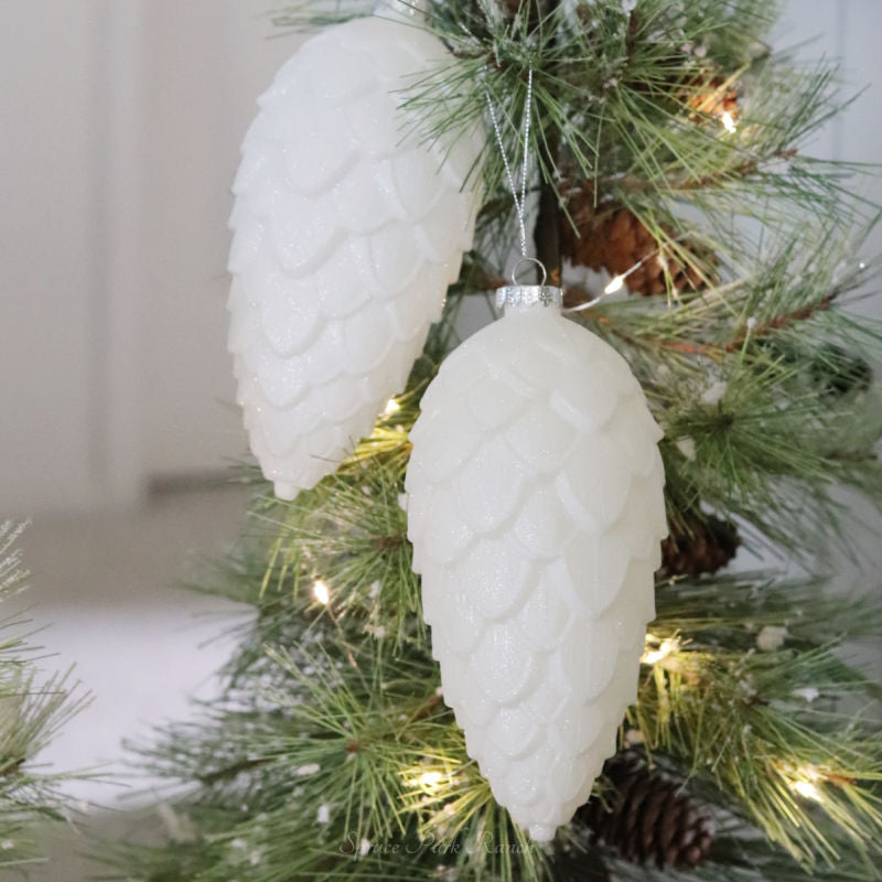 Indoor/Outdoor Acrylic Large Pinecone Ornament