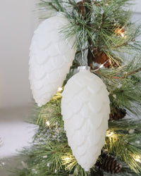 Indoor/Outdoor Acrylic Large Pinecone Ornament