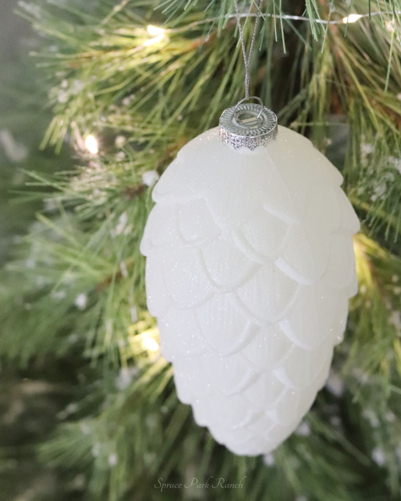 Indoor/Outdoor Acrylic Large Pinecone Ornament