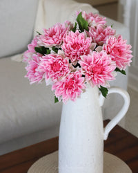 Dahlia Pink Real Touch Stem 21"