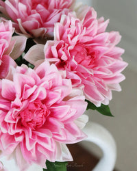 Dahlia Pink Real Touch Stem 21"