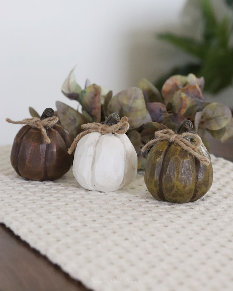 Mini Rustic Pumpkin