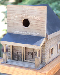 Ranchman's Forever Country Birdhouse White