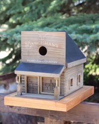 Ranchman's Forever Country Birdhouse White