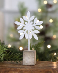 Metal Snowflake Clip Holder