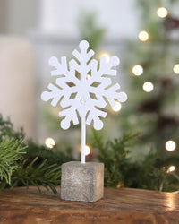 Metal Snowflake Clip Holder