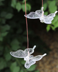 Bronze Butterfly Solar Hanging Lantern