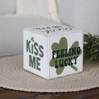 St. Patrick's Decorative Wood Cube