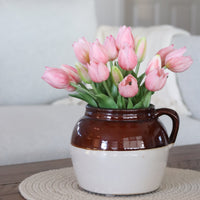 Mini Wild Tulip Bundle Pink Real Touch 10"