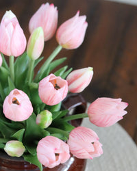 Mini Wild Tulip Bundle Pink Real Touch 10"